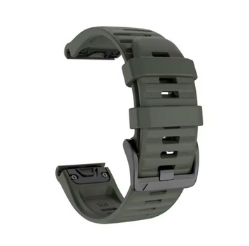 Ремінець силіконовий 22 mm QuickFit Fenix 6 - Army Green 21044410 фото