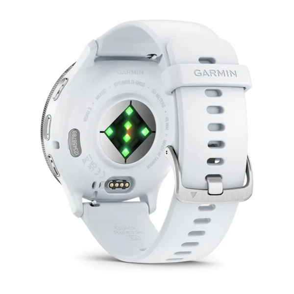 Garmin Venu 3 Silver Stainless Steel Bezel with Whitestone Case 010-02784-00 фото
