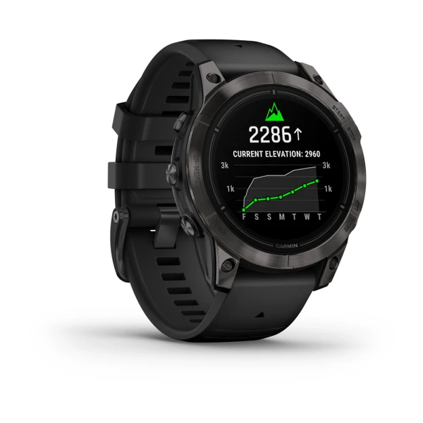 Garmin Epix Pro (Gen 2) &ndash; Sapphire Edition | 47 mm Carbon Gray DLC Titanium with Black Band 010-02803-10 фото