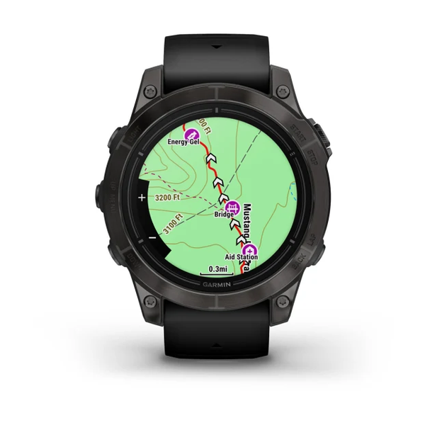 Garmin Epix Pro (Gen 2) &ndash; Sapphire Edition | 47 mm Carbon Gray DLC Titanium with Black Band 010-02803-10 фото