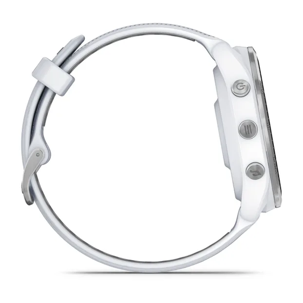 Garmin Forerunner 965 Titanium Bezel with Whitestone Case and Whitestone/Powder Gray Silicone Band 010-02809-01 фото