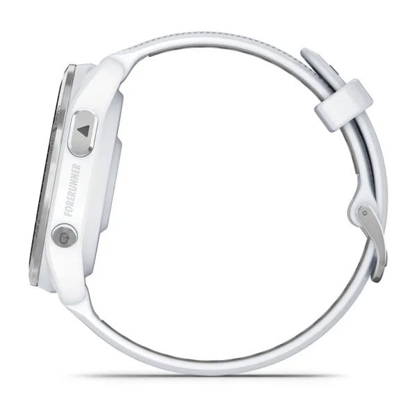 Garmin Forerunner 965 Titanium Bezel with Whitestone Case and Whitestone/Powder Gray Silicone Band 010-02809-01 фото