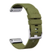 Жакардовий ремінець QuickFit 22 mm - Green/Silver 21043499 фото