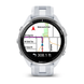 Garmin Forerunner 965 Titanium Bezel with Whitestone Case and Whitestone/Powder Gray Silicone Band 010-02809-01 фото 4