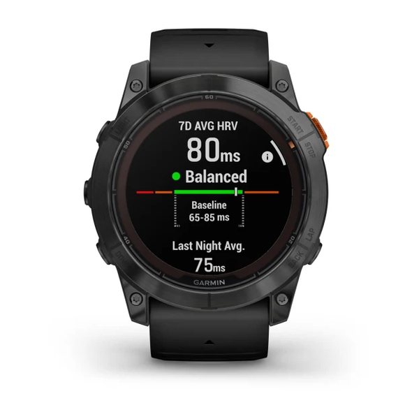 Garmin Fenix 7X Pro &ndash; Solar Edition Slate Gray with Black Band 010-02778-00 фото
