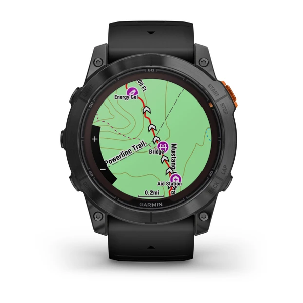 Garmin Fenix 7X Pro &ndash; Solar Edition Slate Gray with Black Band 010-02778-00 фото