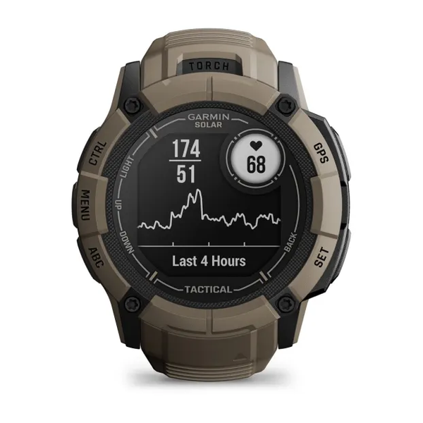 Garmin Instinct 2X Solar Tactical Coyote Tan 010-02805-12 фото