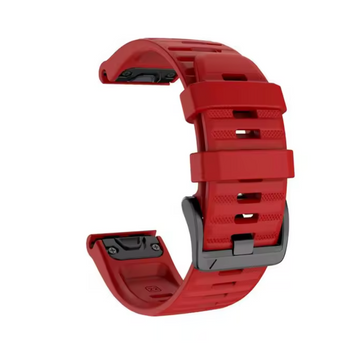 Ремінець силіконовий 22 mm QuickFit Fenix 6 - Red 21044298 фото