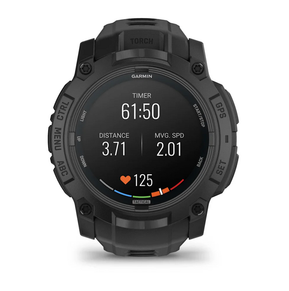 Instinct 3 &ndash; 50 mm, AMOLED, Tactical Edition Black with Black Band 010-03020-50 фото