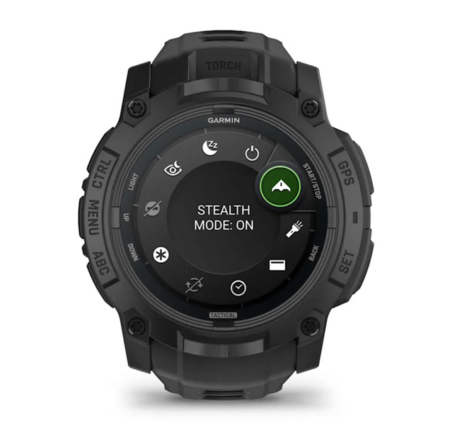 Instinct 3 &ndash; 50 mm, AMOLED, Tactical Edition Black with Black Band 010-03020-50 фото