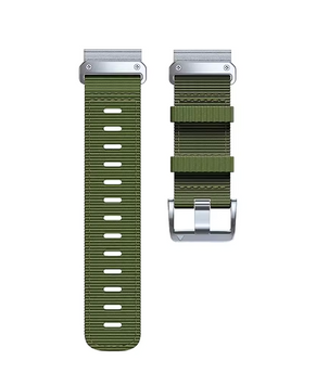 Нейлоновий ремінець QuickFit 26 mm Army Green - Silver Застібка 21041853 фото
