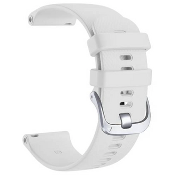 Ремінець 20 mm Garmin Venu - Білий / Срібна застібка 21038877 фото