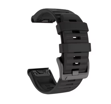 Ремінець силіконовий 22 mm QuickFit Fenix 6 - Black 21044250 фото