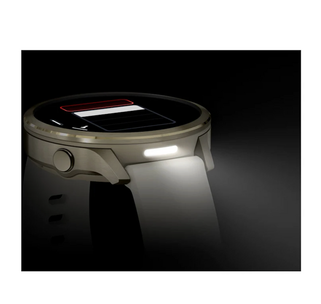 Garmin Venu 4 &ndash; 41 mm Lunar Gold with Bone Silicone Band 010-03013-00 фото