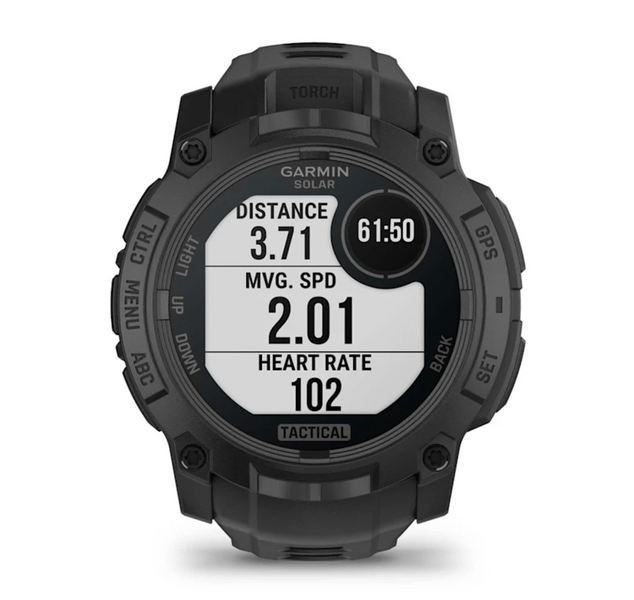 Instinct 3 &ndash; 50 mm, Solar, Tactical Edition Black with Black Band 010-02935-50 фото