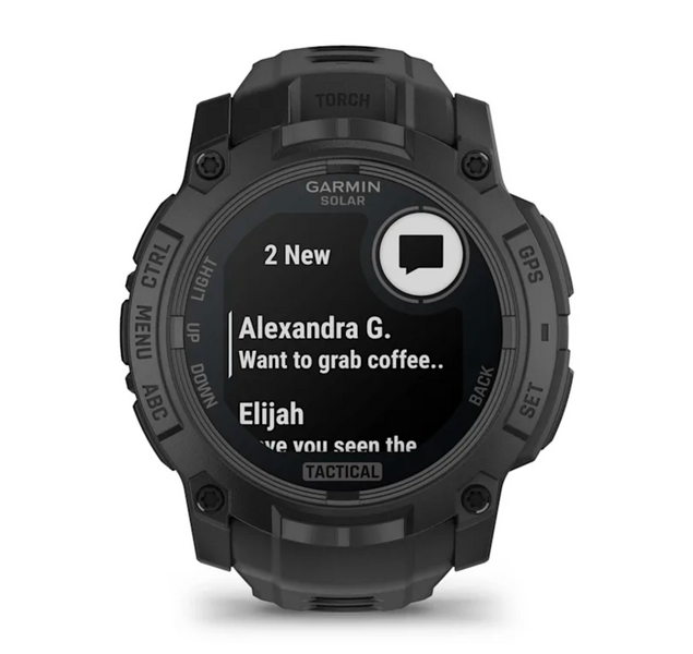 Instinct 3 &ndash; 50 mm, Solar, Tactical Edition Black with Black Band 010-02935-50 фото