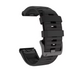 Ремінець силіконовий 22 mm QuickFit Fenix 6 - Black 21044250 фото