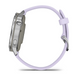 Garmin Venu 4 &ndash; 41 mm Silver with Periwinkle Silicone Band 010-03013-01 фото 8