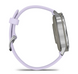 Garmin Venu 4 &ndash; 41 mm Silver with Periwinkle Silicone Band 010-03013-01 фото 5
