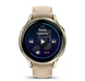 Garmin Venu 4 - 41 mm Lunar Gold with Bone Silicone Band and Light Sand Leather Band 010-03013-03 фото 4