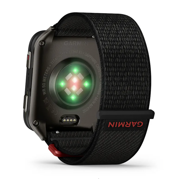 Garmin Venu X1 Black with Slate Titanium Caseback and Black ComfortFit Nylon Band 010-02980-02 фото