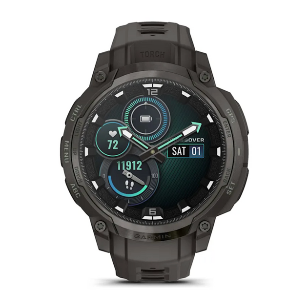 Garmin Instinct Crossover AMOLED Charcoal 010-03398-00 фото