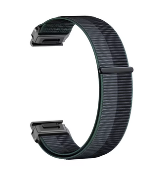 Нейлоновий ремінець QuickFit 26 mm - Black Gray 21042270 фото
