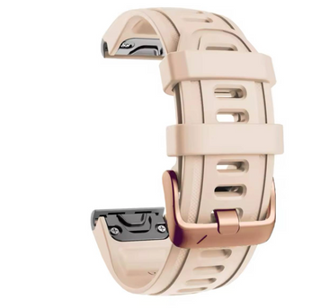 Ремінець Силіконовий 20 mm Garmin Fenix 6S - Apricot Gold 21048197 фото