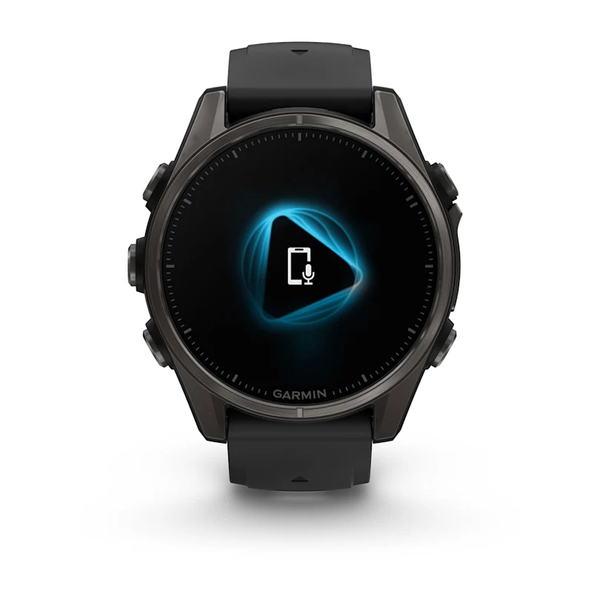 Garmin Fenix 8 &ndash; 43 mm AMOLED Sapphire Carbon Gray DLC Titanium 010-02903-20 фото