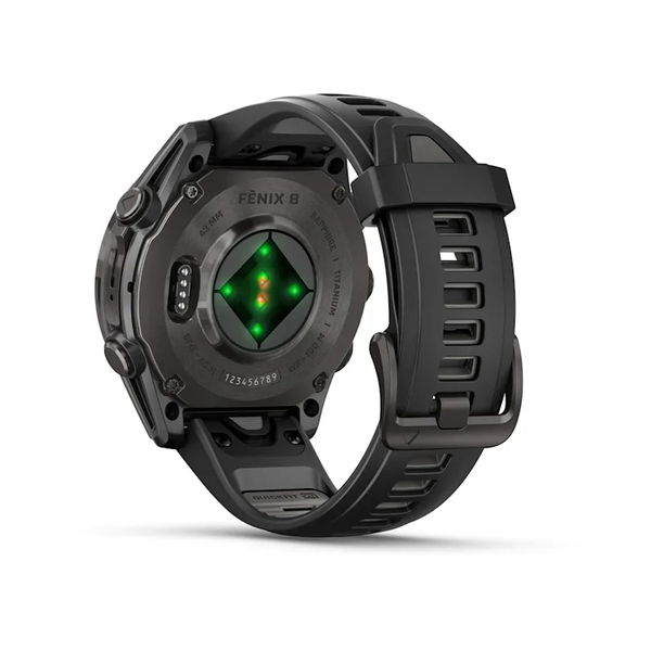 Garmin Fenix 8 &ndash; 43 mm AMOLED Sapphire Carbon Gray DLC Titanium 010-02903-20 фото
