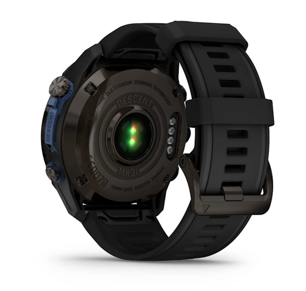 Descent Mk3i &ndash; 51 mm Carbon grey DLC titanium with black silicone band 010-02752-10 фото
