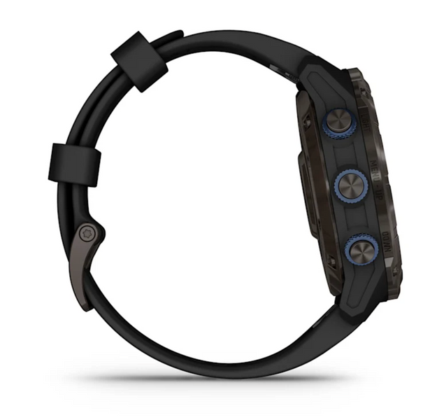 Descent Mk3i &ndash; 51 mm Carbon grey DLC titanium with black silicone band 010-02752-10 фото