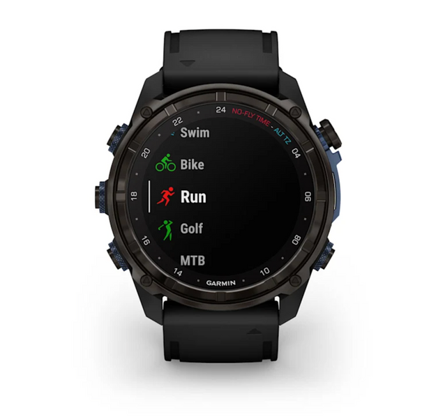 Descent Mk3i &ndash; 51 mm Carbon grey DLC titanium with black silicone band 010-02752-10 фото
