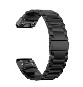 Сталевий ремінець Garmin 20 mm Quickfit- Чорний 21048234 фото