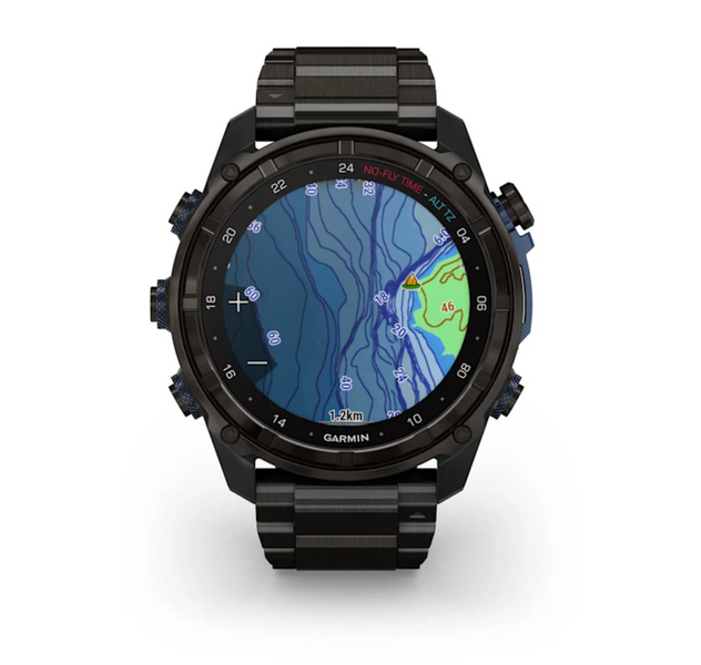 Garmin Descent Mk3i &ndash; 51 mm Carbon grey DLC titanium with DLC titanium band 010-02752-14 фото