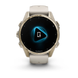 Garmin Fenix 8 &ndash; 43 mm AMOLED Sapphire Soft Gold with Fog Gray/Dark Sandstone Silicone Band 010-02903-10 фото 4