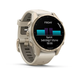 Garmin Fenix 8 &ndash; 43 mm AMOLED Sapphire Soft Gold with Fog Gray/Dark Sandstone Silicone Band 010-02903-10 фото 3