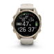 Garmin Fenix 8 &ndash; 43 mm AMOLED Sapphire Soft Gold with Fog Gray/Dark Sandstone Silicone Band 010-02903-10 фото 7