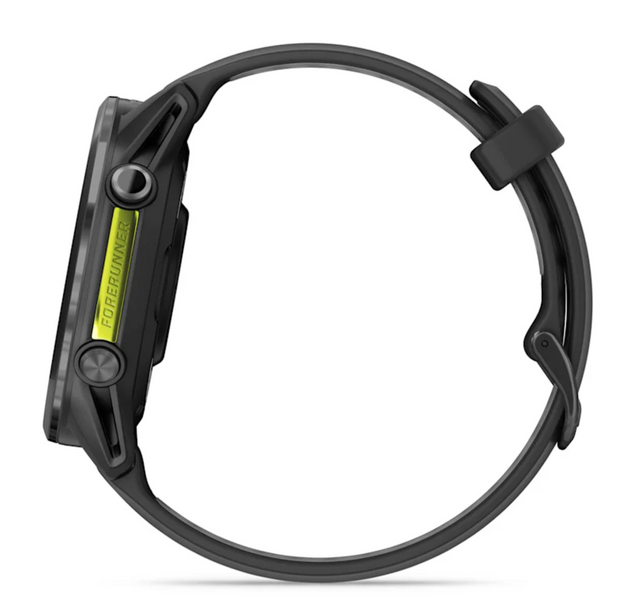 Garmin Forerunner 970 Carbon Grey DLC Titanium with Black Case and Black/Translucent Whitestone Band 010-02969-00 фото