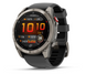 Garmin Fenix 8 Pro &ndash; 51 mm, AMOLED Sapphire, Titanium with Graphite/black silicone band 010-03199-11 фото