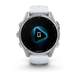 Garmin Fenix 8 &ndash; 43 mm AMOLED Silver with Whitestone Silicone Band 010-02903-00 фото 4