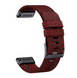 Жакардовий ремінець QuickFit 22 mm - Red Black 21043390 фото