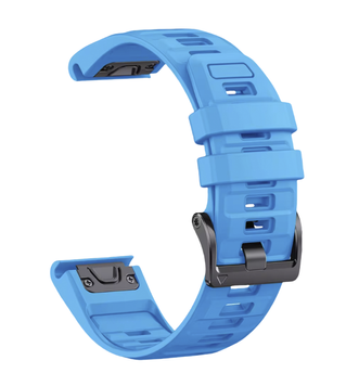 Ремінець силіконовий 26 mm QuickFit Fenix 8 - Sky Blue 21042492 фото