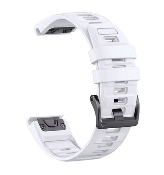 Ремінець силіконовий 26 mm QuickFit Fenix 8 - White 21042751 фото