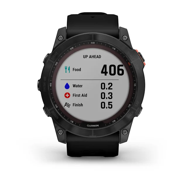 Garmin Fenix 7X &ndash; Solar Edition Slate Gray with Black Band 010-02541-00 фото