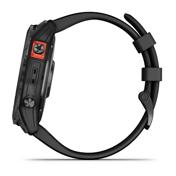 Garmin Fenix 7X &ndash; Solar Edition Slate Gray with Black Band 010-02541-00 фото