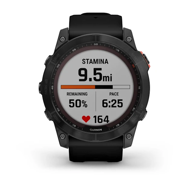 Garmin Fenix 7X &ndash; Solar Edition Slate Gray with Black Band 010-02541-00 фото