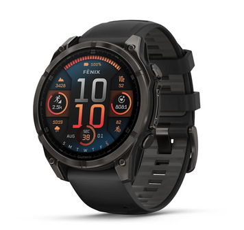 Garmin Fenix 8 &ndash; 47 mm, AMOLED Sapphire, Carbon grey DLC titanium 0100290420 01002904201 фото