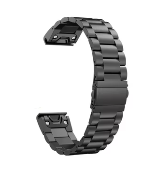 Сталевий ремінець 26 mm QuickFit - Carbon Gray 21041976 фото