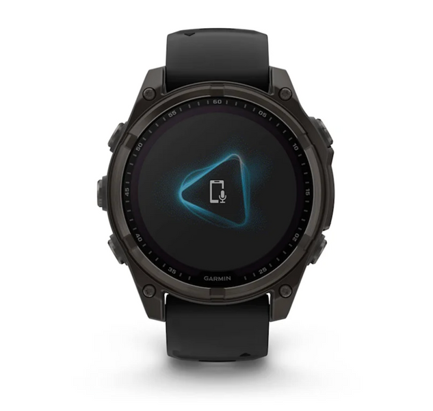 Garmin Fenix 8 &ndash; 47 mm Solar Sapphire Carbon Gray DLC Titanium 0100290610 01002906101 фото